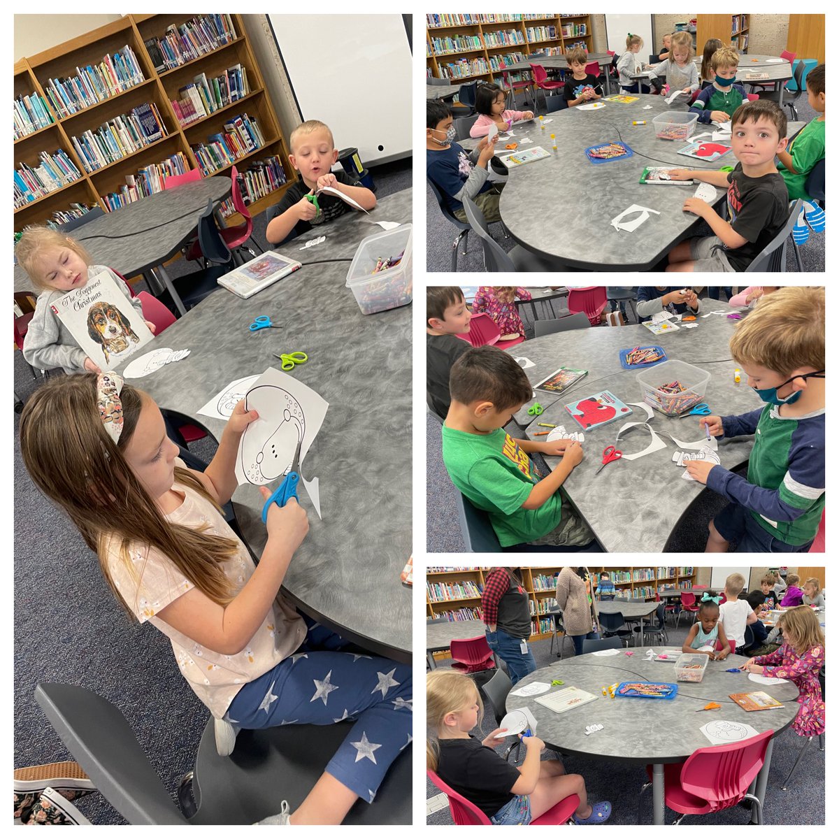 Kindergarten Makerspace is always FUN! #walkeratwork