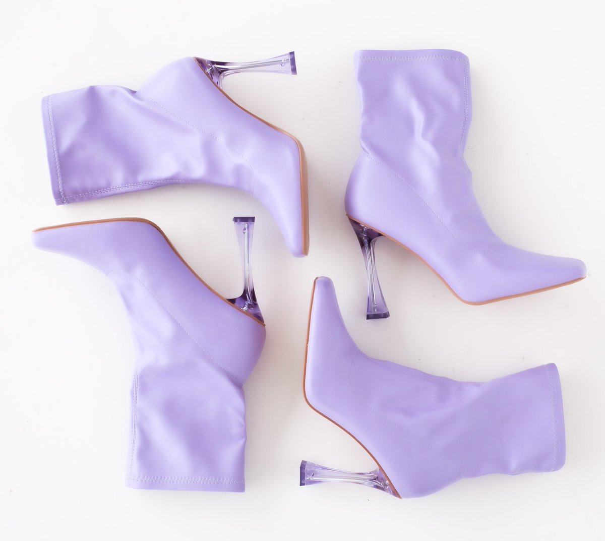 These boots are made for STUNTING! Get the Livin’ Lilac bootie today with free express + same day shipping! victorioustylesu.com/products/livin…