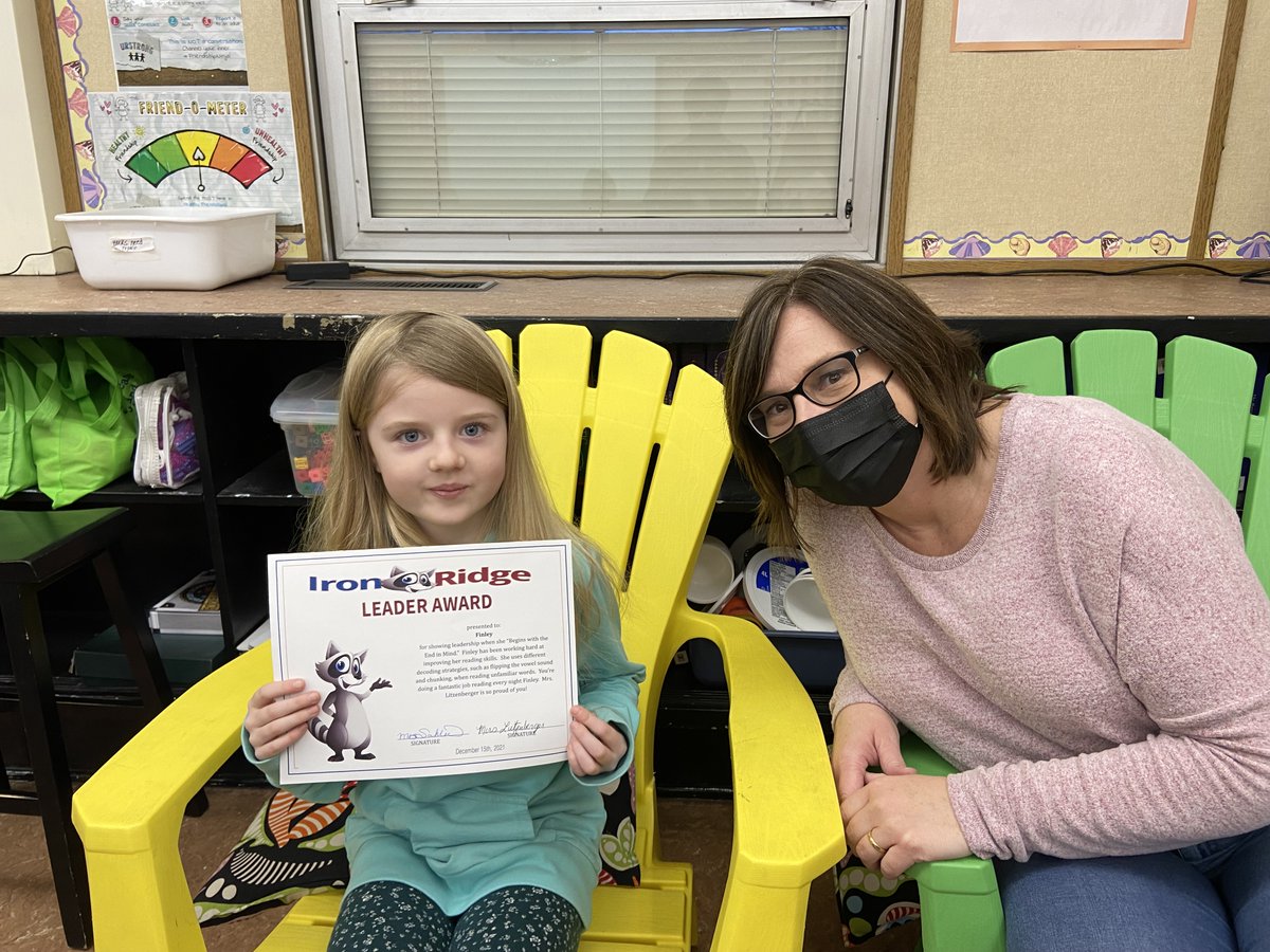 IREC1's tweet photo. Finley has been working hard at improving her reading skills.  She uses different decoding strategies, such as flipping the vowel sound and chunking, when reading unfamiliar words.  You’re doing a fantastic job reading every night, Finley.  Mrs. Litzenberger is so proud of you! https://t.co/rEI8JEpDJa