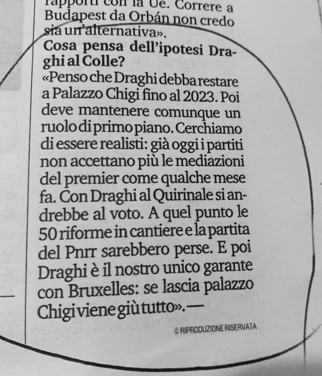 OGiannino's tweet image. Conclusione dell’intervista odierna dell’inossidabile Guzzetti: su Draghi ha ragione, punto