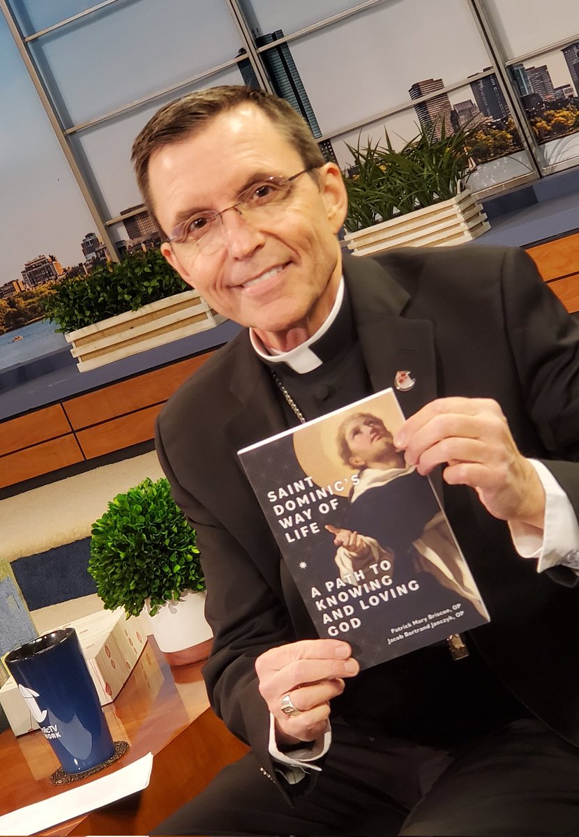 kroro43's tweet photo. Coming up on #thisistheday on @catholictv @BpRobertReed & @jayfadden1 speak with coauthors of @osv book on St Dominic @PatrickMaryOP & #FrJacob @Dominican_Order @AleteiaEN https://t.co/BXKRWmR0W3