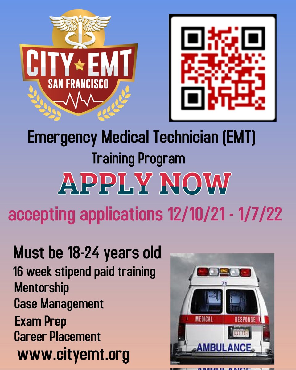 CityEmt's tweet photo. ITS THAT TIME AGAIN!!!! APPLY AND SPREAD THE WORD! if you have any questions please email admin@cityemt.org #emt #paramedic #firefighter #futurelifesavers #communityheros #educationiskey https://t.co/paWlhPZcIS