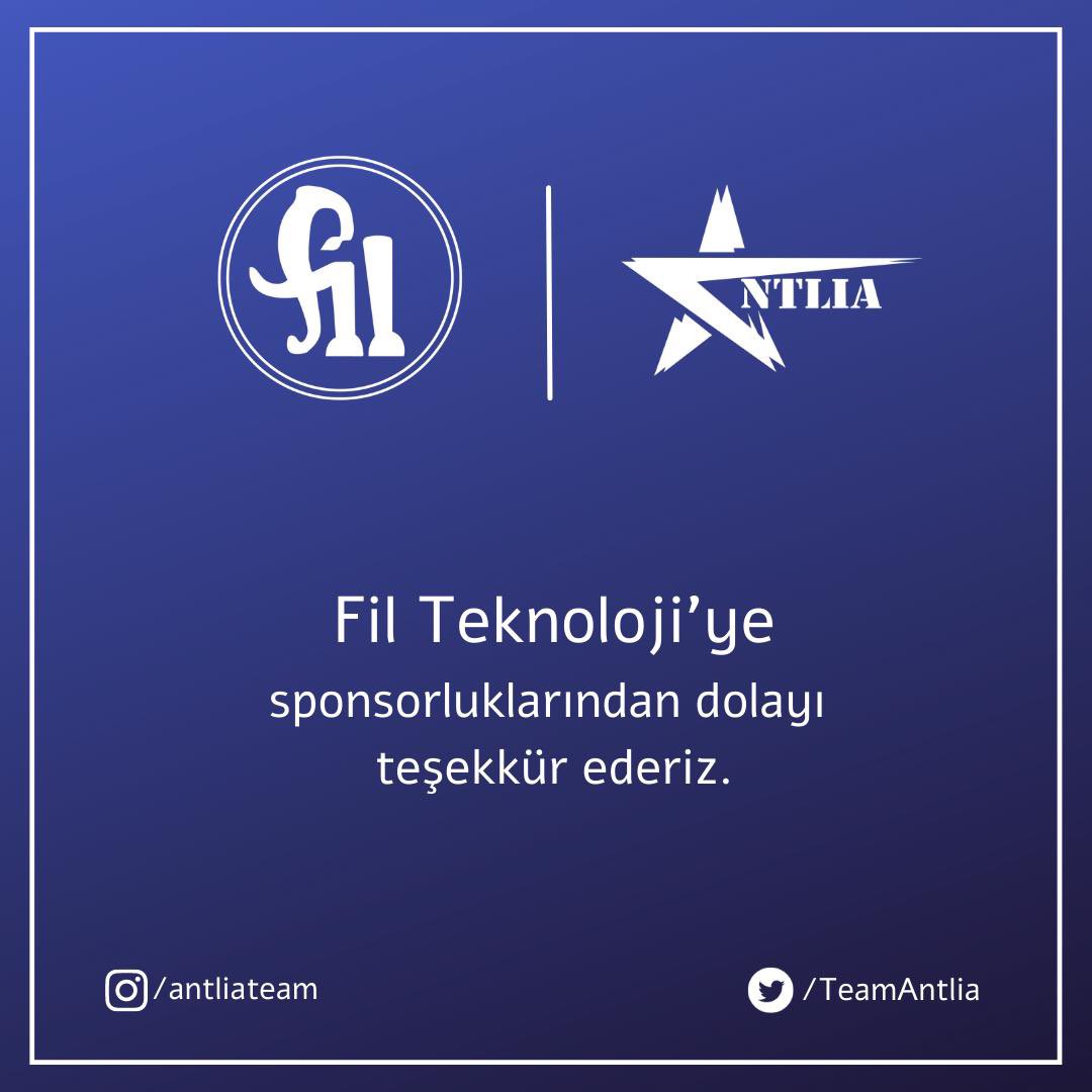TeamAntlia's tweet photo. Fil Teknoloji'ye sponsorluklarından dolayı teşekkür ederiz. @magnetious @DogaOkullari @FloryaDoga_ https://t.co/0gbvdbRyjW