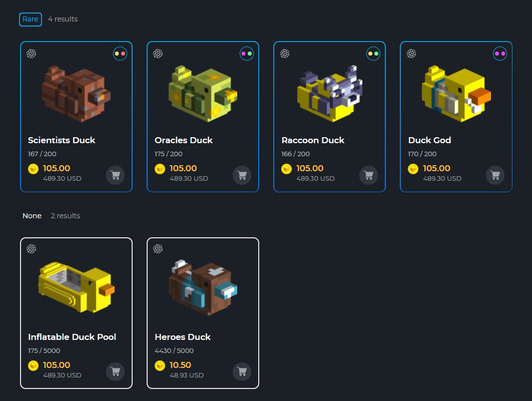 dianchikalo's tweet photo. @TheSandboxGame 6 Alpha ducks 

#SandboxAlphaContest DAY #13 https://t.co/Wmesrodnxi