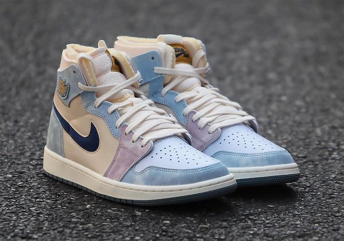 nicekicks's tweet photo. Air Jordan 1 Zoom CMFT “Washed Blue” set for ‘22. 🌊 https://t.co/Laji0OnV1L