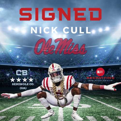 TheRebelWalk's tweet image. Hotty Toddy and welcome to DB Nick Cull! We are excited @ChosenOneCull is officially an Ole Miss Rebel! #PartyInTheSip