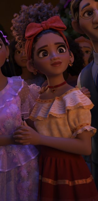 OTDEnbyCharas's tweet image. Today’s first Pansexual Character of the day is Dolores From Encanto!!!
She/They (Both Hc)!!
-🌸