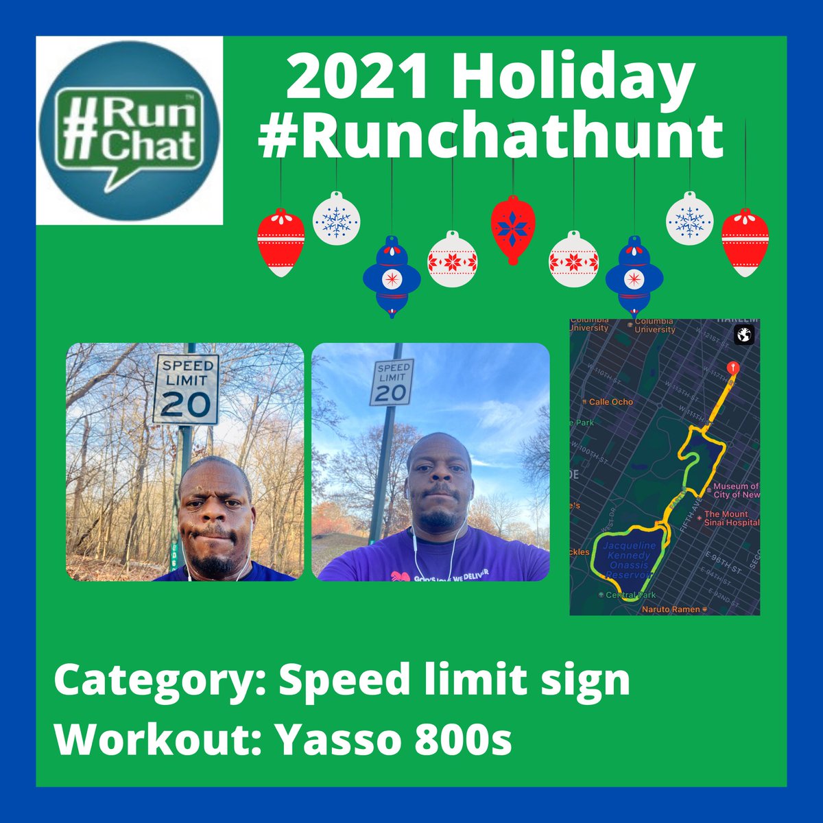 smokinscientist's tweet photo. #runchathunt time!  
Category: Speed limit sign. These are kinda hard to find in NYC.🤪
Workout: Yasso 800m intervals
@therunchat #blkrunners #nycrunning #nycrunner #running #runningcommunity #runnersoftwitter #kosphd @BartYasso https://t.co/IFC62TjmGJ
