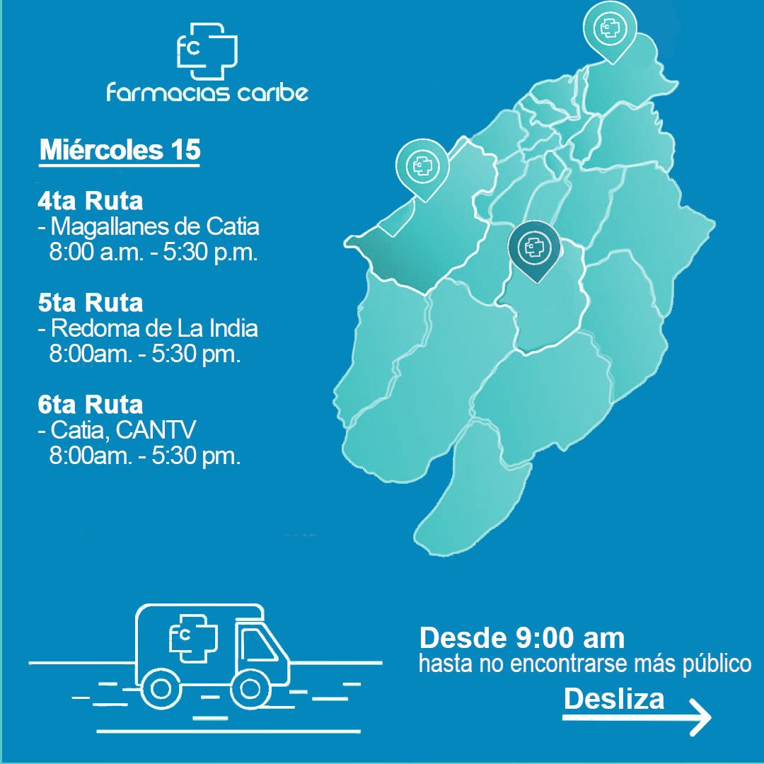 fcaribemovil's tweet photo. Operativo Miércoles 15

Adquiere medicamentos a precios accesibles.

Ven y acércate. https://t.co/az5Di484QU