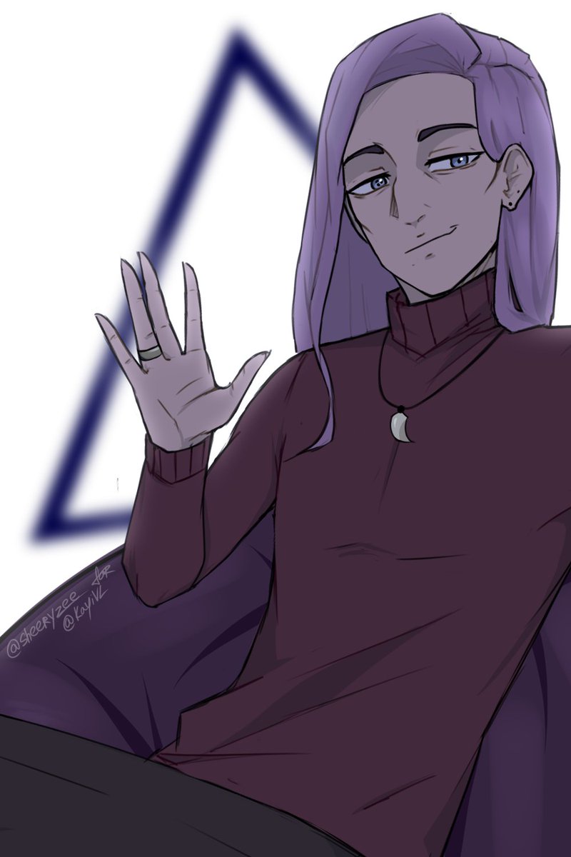 Небольшой скетч гифт для лучшей художницы и интересной личности - <a href="/kayivl/">KAYIVL △ 💙💛</a> 🌃