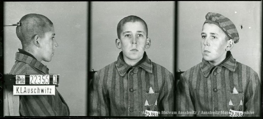 AuschwitzMuseum's tweet photo. 16 December 1923 | A Polish Jew, Chaim Zkerman, was born in Sosnowiec. 

In #Auschwitz from 31 October 1941.
No. 22355
He perished in the camp on 18 December 1941. https://t.co/Dw3lSECYNT