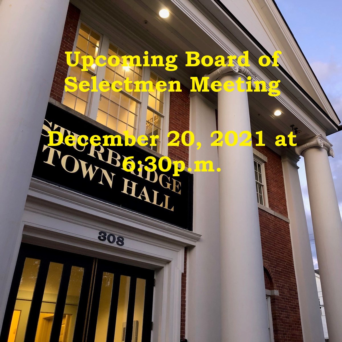 Sturbridge Administrator's Office tweet media