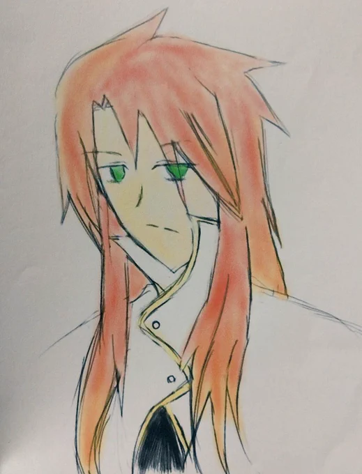 アビスが16周年という事で、こちらは16年前に描いたルークくんと今描いたルーク君です。俺は悪くねえ 