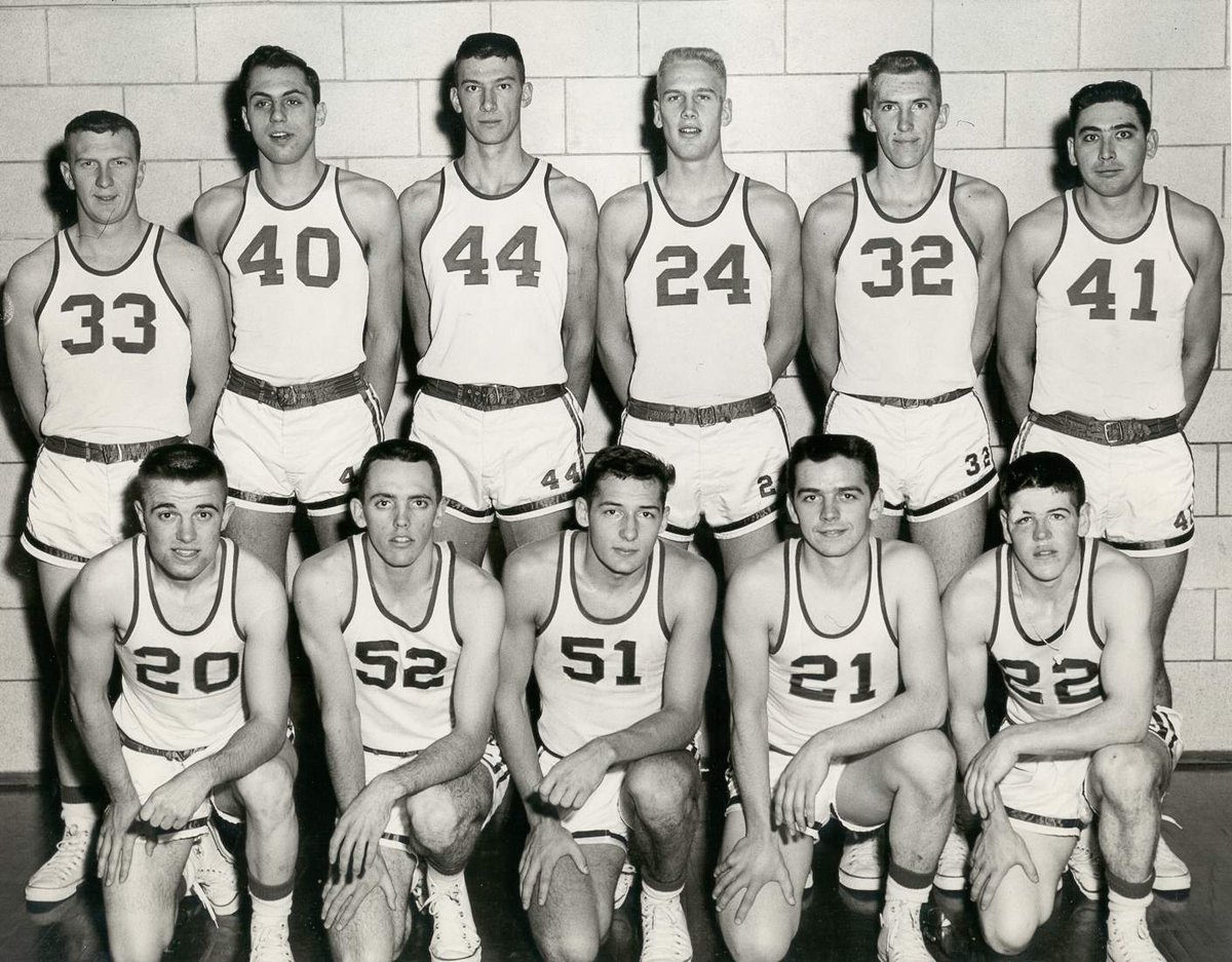BSUBeaversMBB's tweet photo. The Stan Hall Days: 1950s

HC Stan Hall (1947-54) finished as the program’s winningest coach after totaling at least 13 wins in every season

#100YearsofBeaverTerritory https://t.co/Q81c5orRUo