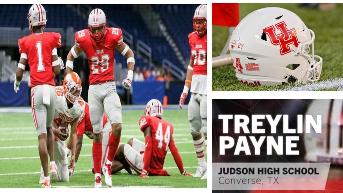 Coach__Call's tweet image. Congratulations to @captain_tpayne for signing his NLI with the @UHCougarFB  It's a great day to be a Rocket.  #spreadthered #recruitarocket @JISD_ATHLETICS @JudsonISD