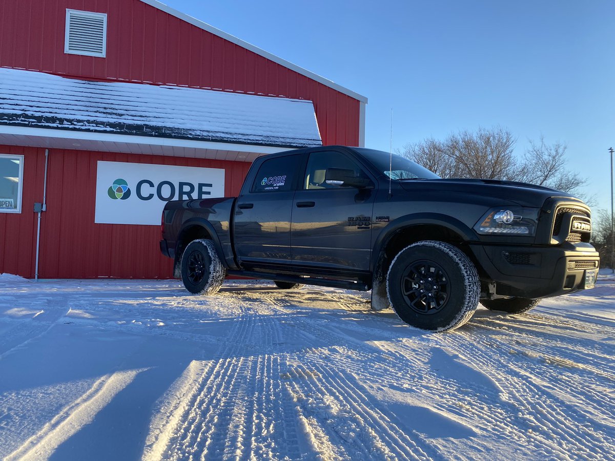 👀 
Check out these new wheels for Core Ag! Virden Dodge knocked it out of the park again! 😍

Mclean Signs pulls through on some high quality logos for the new wheels as well! 🌟

We’re so thankful to have such great local businesses here in Virden! 🛻💨