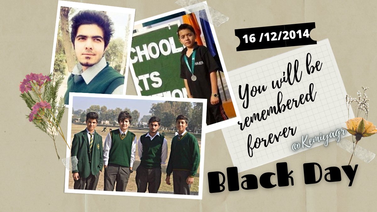 #RememberingAPsMartyrs May Allah give coward enemies to no one , who attack on innocent children. Sacrifices of our little martyrs will be remembered forever.