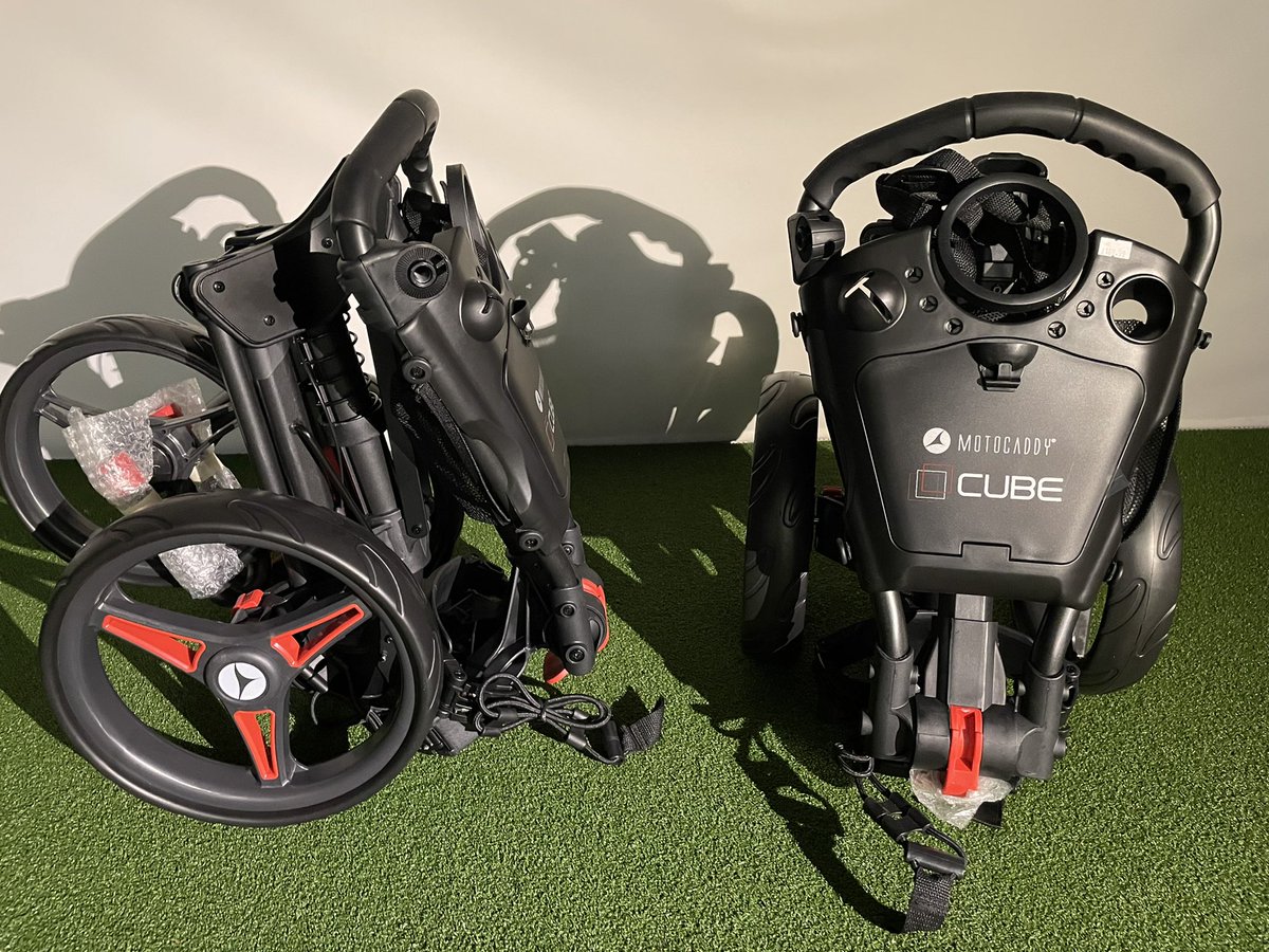 WragBarnProShop's tweet photo. πππNew Arrivalsπππ
@MotocaddyGolf Cube 3 Trolley We have 2 in stock this Christmas! This easy folding, small compact push trolley gives you everything you need. Contact us here @WragBarn and see for yourself π #motocaddy #xmas #pushtrolley #Christmasgifts https://t.co/xEtnbOd7es