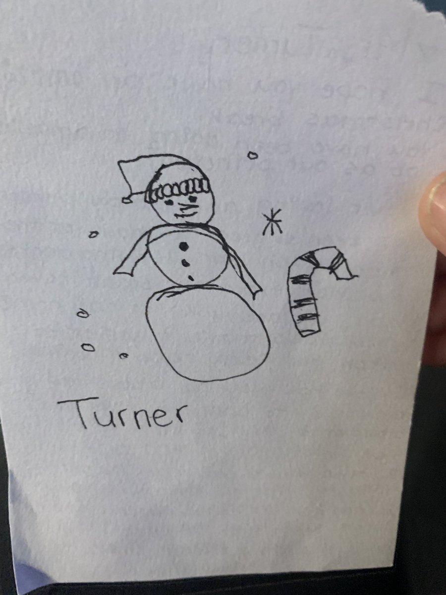 tchrgirl's tweet photo. I cannot believe it’s only a couple of days until the holidays begin. Work has been so incredible and so busy that time has been flying by so quickly. This morning on the ferry, one of my students gave me this card. What a beautiful way to begin the day. #learn85 https://t.co/Q2ULLz5Kl3