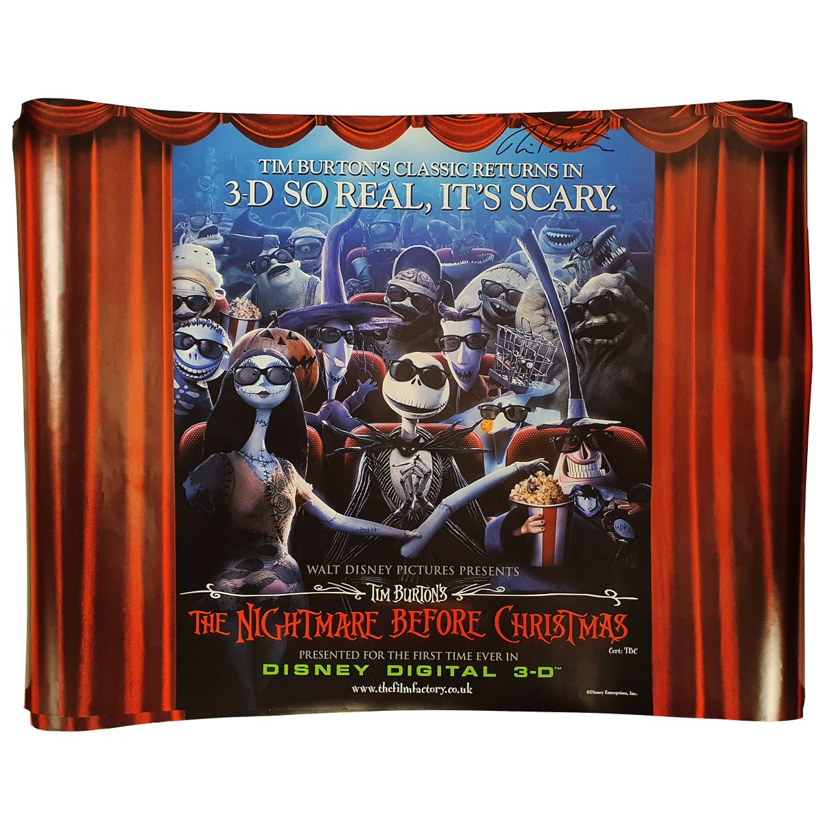 ForbiddenPlanet's tweet image. ❄️Christmas Competition❄️

We have 3 x original cinema posters for #NightmareBeforeChristmas signed by Tim Burton himself up for grabs! Follow us and RT using #FPXmas21 for a chance to win! 🚀

(UK Entries Only, Full Ts and Cs in link below)
forbiddenplanet.com/posts/forbidde…

  #timburton