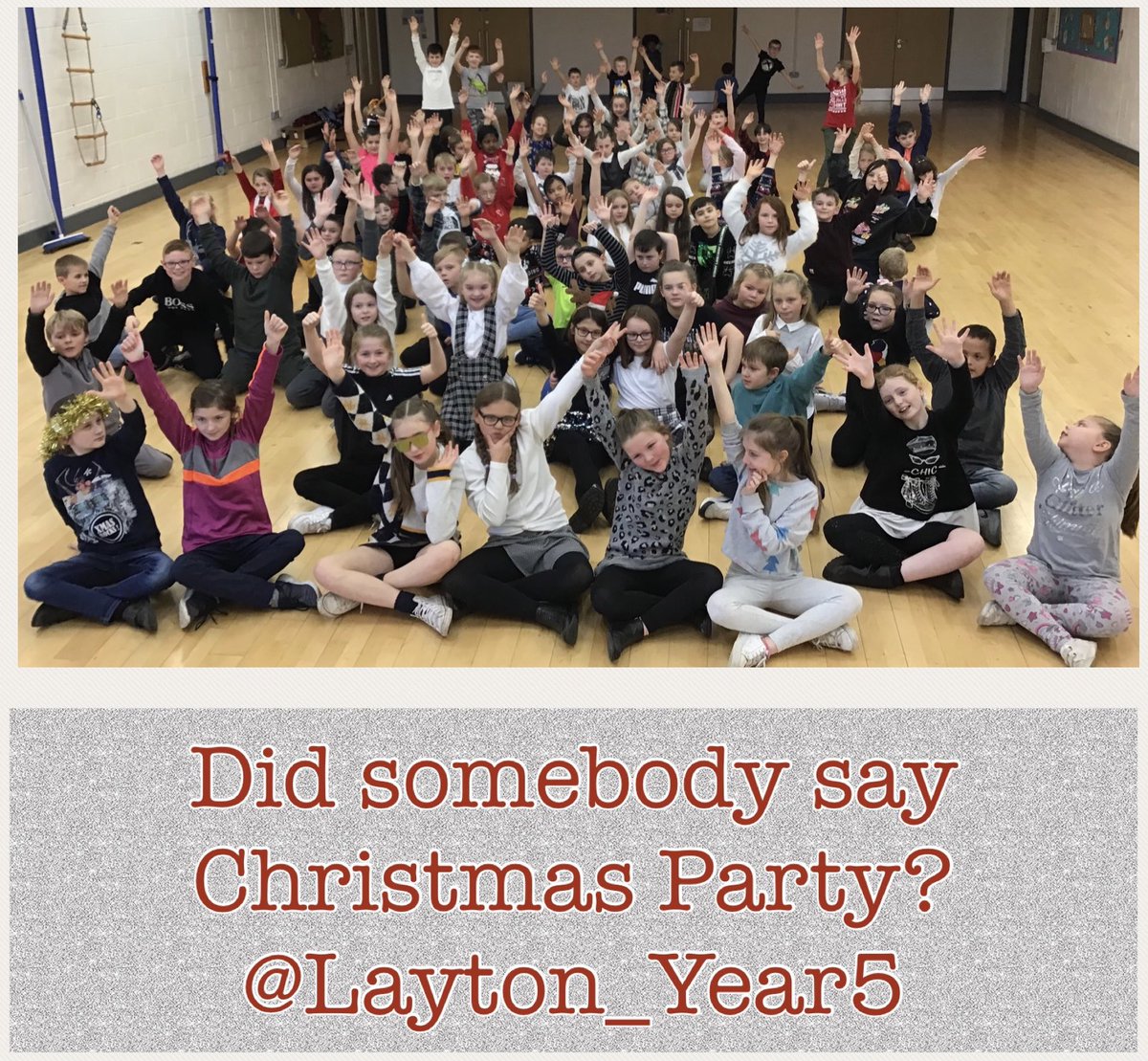 Layton_Year5 (@layton_year5) on Twitter photo Year 5 definitely got into the Christmas spirit this afternoon. Let the Christmas countdown begin🎄☃️ <a href="/MrsPoole93/">Lauren Poole</a> <a href="/MissJBunce/">Jemma Bunce</a> <a href="/MrsGladwin11/">Christine Gladwin</a> <a href="/barlow_shanice/">Shanice Barlow</a> <a href="/RuthGoldstone/">Ruth Goldstone</a> <a href="/misslaw_lsa/">MissLaw_LSA</a> Year 5 definitely got into the Christmas spirit this afternoon. Let the Christmas countdown begin🎄☃️ <a href="/MrsPoole93/">Lauren Poole</a> <a href="/MissJBunce/">Jemma Bunce</a> <a href="/MrsGladwin11/">Christine Gladwin</a> <a href="/barlow_shanice/">Shanice Barlow</a> <a href="/RuthGoldstone/">Ruth Goldstone</a> <a href="/misslaw_lsa/">MissLaw_LSA</a>