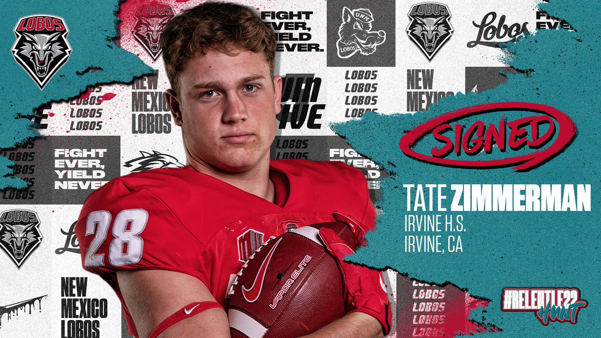 🚨#RELENTLE22HUNT🚨

Welcome to the Lobo Family Tate Zimmerman! (<a href="/TateZimmerman/">Tate Zimmerman</a>)

📍Irvine, CA
Irvine H.S.
Linebacker

#GoLobos | #WIN5