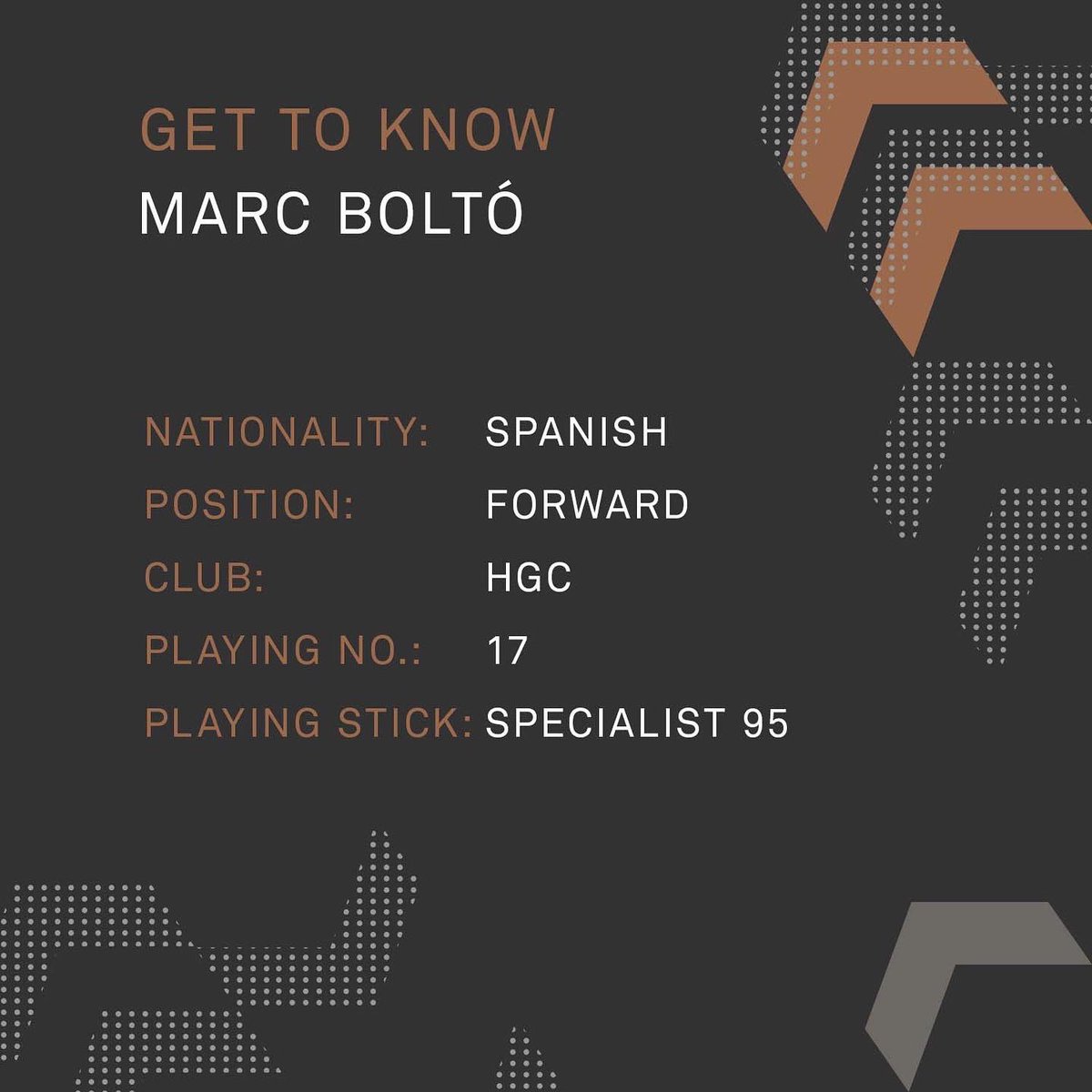 We are pleased to announce Spanish and HGC player Marc Bolto has come on board #teamritual. 🇪🇸 🎉

➡️ ritualhockey.com/pages/marc-bol…

#teamritual #ritualhockey