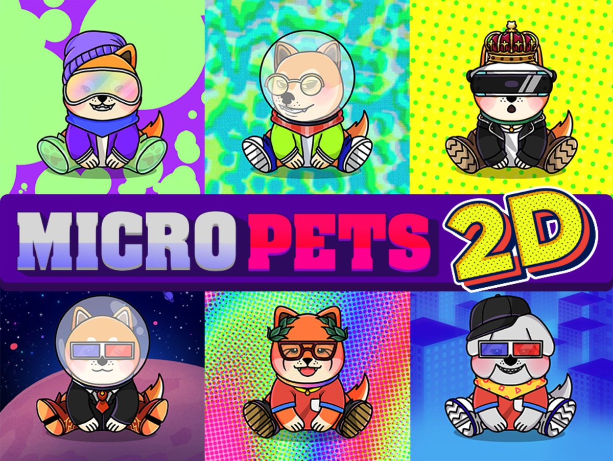 MicroPets_io's tweet photo. 🔥 The MicroPets 2D NFT sale is now LIVE 🔥

To buy, simply visit the MicroPets dApp at https://t.co/G7klpcPjcK and click the “2D NFTs” menu item.

#MicroPets #MicroPets2D #NFT #BSC #BNB #Playtoearn #P2E #Gamefi #Metaverse #PetsArmy https://t.co/svVoSkQw4G