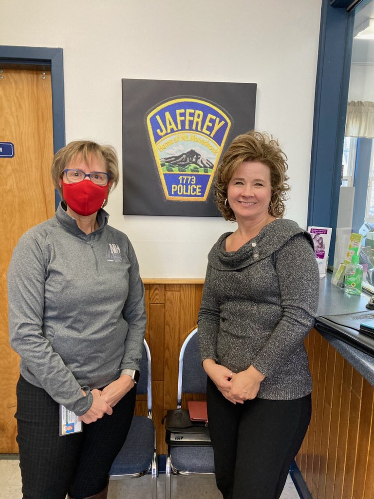nh_ohs's tweet photo. #OHSFieldRep Luann hit the road today for a training visit with our #TrafficSafetyPartner, Jaffrey Police Dept https://t.co/zjzxuWLHIV