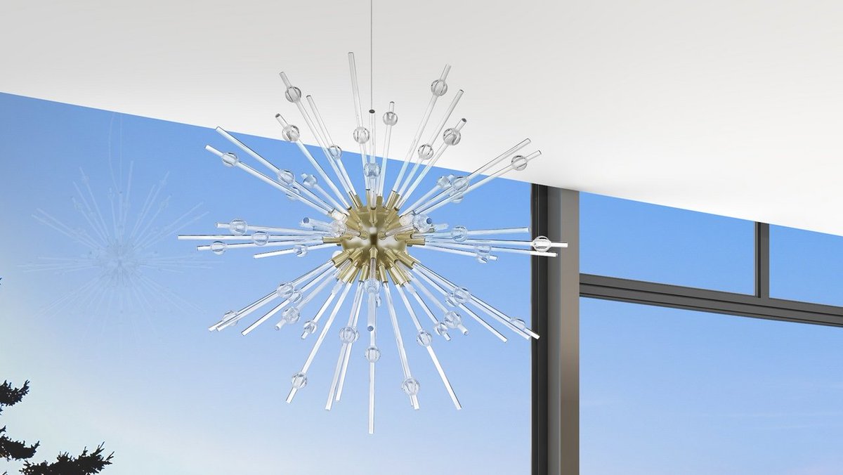 SourceLtg's tweet photo. Who else is {burst}ing with excitement over the Burst LED Pendant by @AccessLighting? 😀 Make a statement with a centerpiece that can't be overlooked! https://t.co/pZiRDKzq1r #InteriorLighting #Pendants https://t.co/nozoI07Ty4