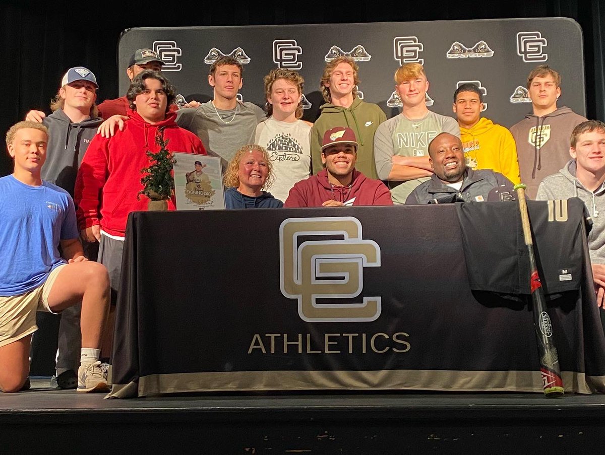 Scenes from signing day at @GCGatorAthletic including @DemetriSimmons , football, @SCState_Fb @jaydenjohnsong1 , football, @SCStateAthletic Coleston Runge, track, Columbia College @DevonWhitehead8 , baseball, @FleetBaseball @Live5News