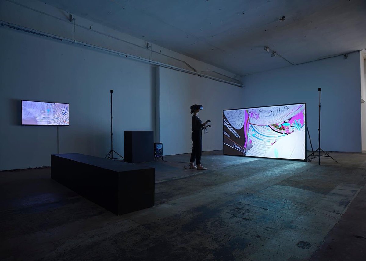 #kiblix2021: Virtual Worlds Now 📍7. 7.–18. 12. @ KIBLA PORTAL 🔥 <a href="/JiadongQiang/">姜大衛的復仇</a> #TotalRefusal <a href="/SBezovsek/">Sara Bezovšek</a> <a href="/DorijanSisko/">Dorijan Šiško</a> <a href="/Ultramono_org/">Tanja Vujinovic</a> 📸 Damjan Švarc <a href="/mcruk_si/">RUK</a>