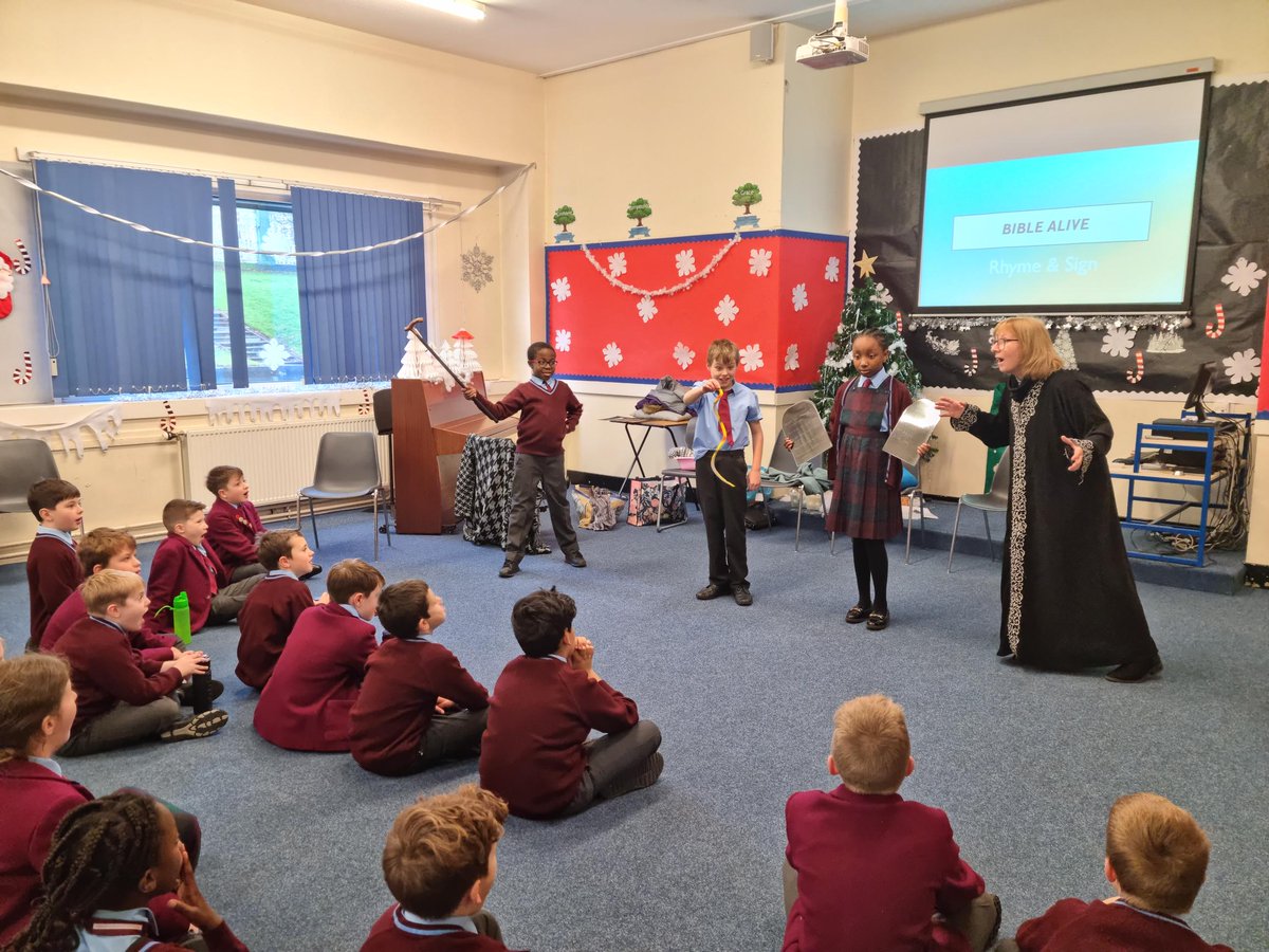 HC_Scotland's tweet photo. #HamiltonAdvent Day 16

Hamilton College Chaplain, Irene Campbell, is current doing Bible Alive with the J5s. It is a dynamic, interactive programme to teach children the story of the Bible. https://t.co/ahFkRFECd9
