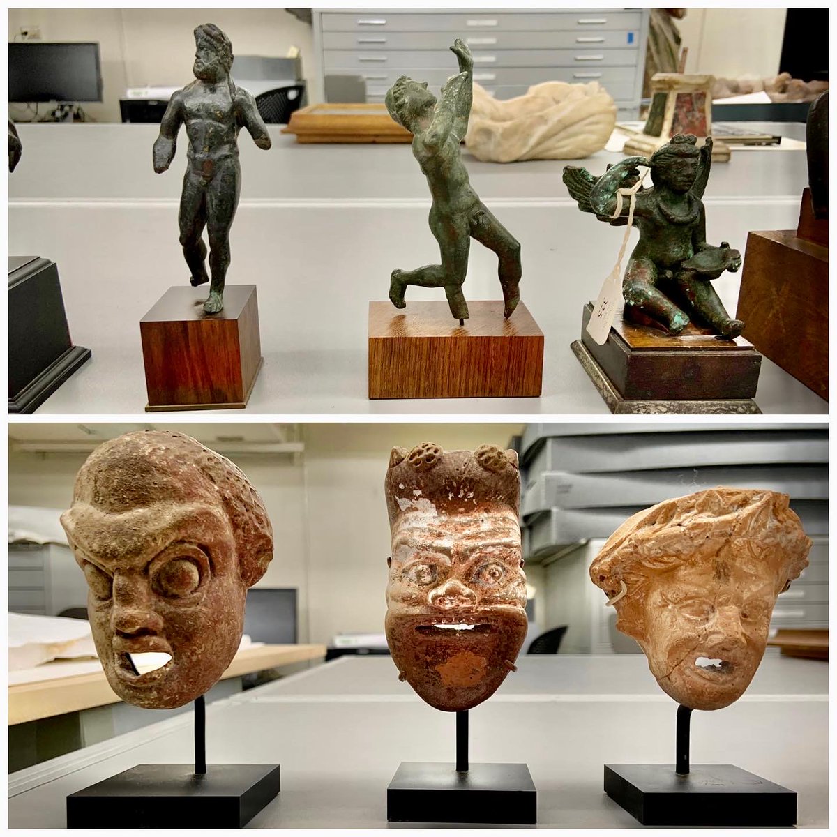 GodwinTernbach's tweet photo. Sneak peek at some new acquisitions for Godwin-Ternbach Museum collection.
Our museum has more than 7,000 wonderful collections.
Please click below and donate funds to help us care for these treasures.
https://t.co/znQg5iQCCD
#gtmuseum #nycmuseums #antiquities #collection https://t.co/nNnf1vOnpC