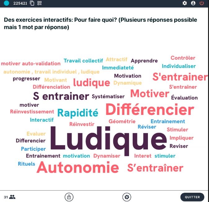 canope_78's tweet photo. 41 participants au webinaire PDF 1er degré sur les outils #interactifs pour créer des exercices en #mathématiques. Au programme : #laquiziniere, #learningapps, , #ladigitale et bien d'autres encore avec @ThierryVeillard
 @acversailles
 #dsden78 https://t.co/IPT1y44OUT