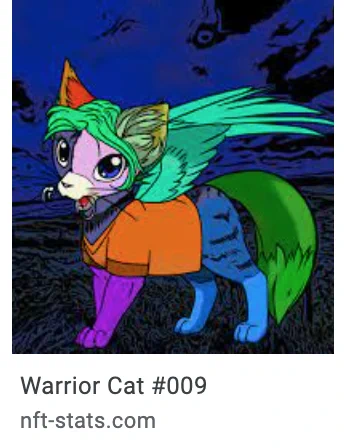 now who is trying to sell the classic cat avatar maker everyone used to make warriors oc's with as an n/f/t 😭😭 