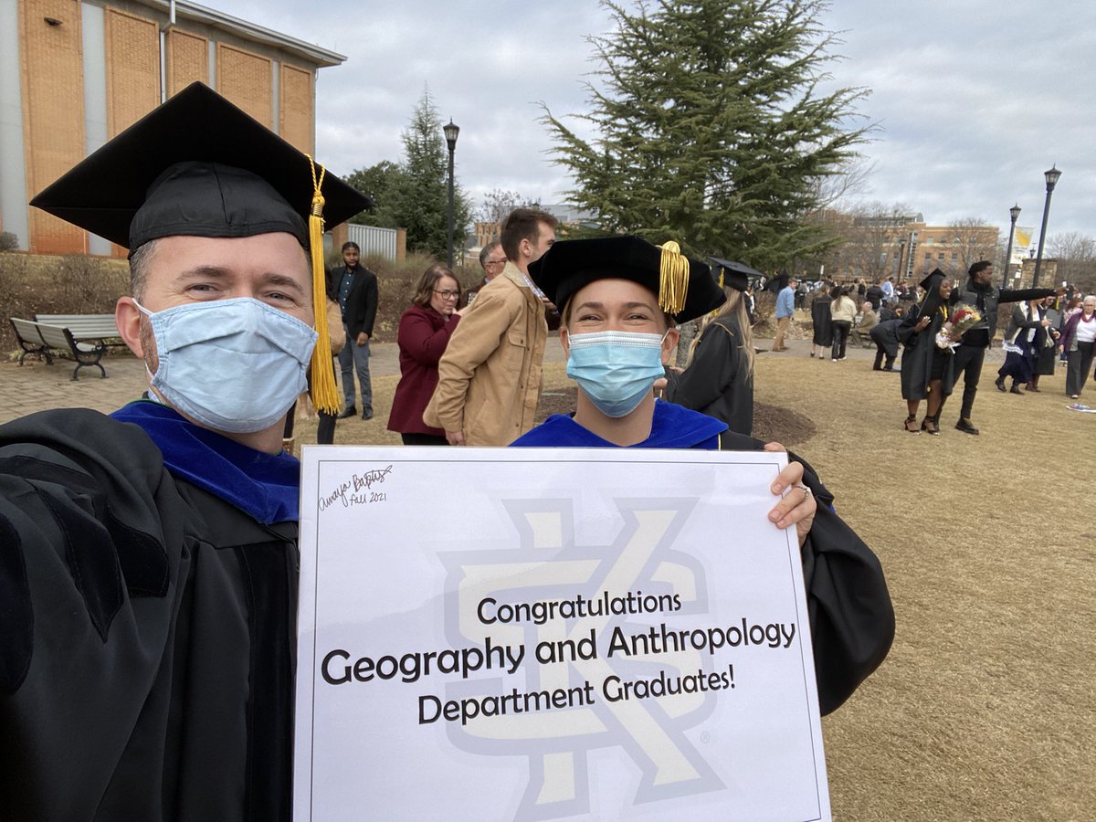 KSUGeoAnth's tweet photo. Congratulations to all our Fall 2021 graduates! The Fall 2021 commencement for @ksuchss at @kennesawstate was held this morning. #ksugrad #wingsfound #foreverowl #geography #anthropology #geospatialscience #GIS https://t.co/eZkiZQJEi0