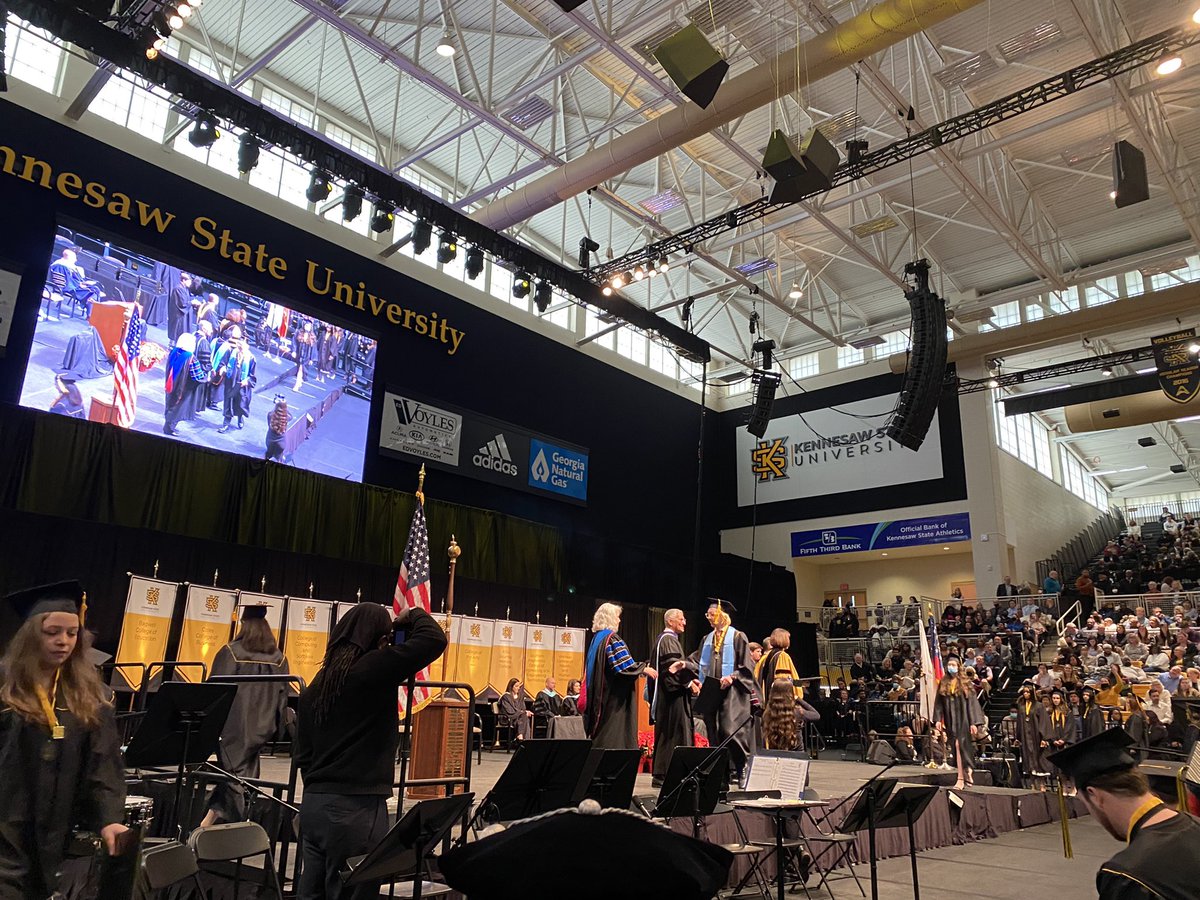 KSUGeoAnth's tweet photo. Congratulations to all our Fall 2021 graduates! The Fall 2021 commencement for @ksuchss at @kennesawstate was held this morning. #ksugrad #wingsfound #foreverowl #geography #anthropology #geospatialscience #GIS https://t.co/eZkiZQJEi0