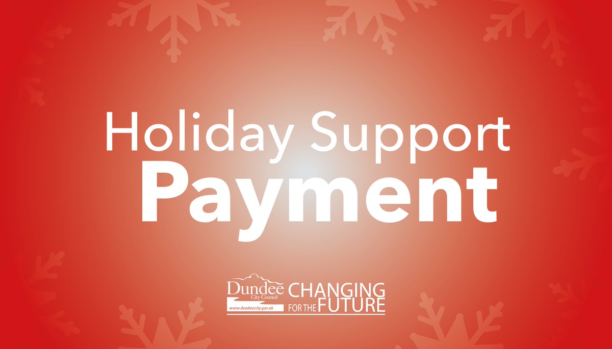 The council will pay a £22.50 Holiday Support Payment from Mon 20th December for each child in P1-3 who receives a school clothing grant or P4-S6 due to low income.

Find out more here: bit.ly/3q00hFd