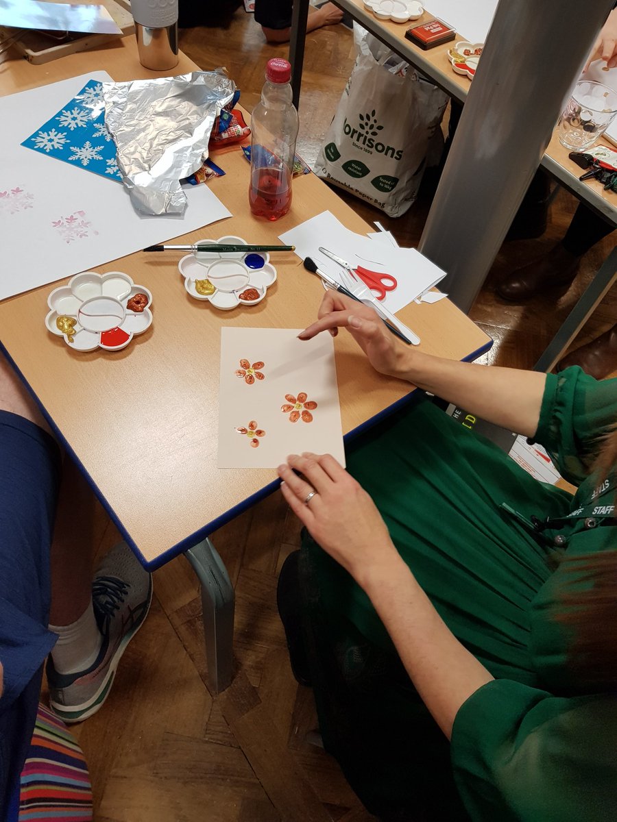 KPSFeed's tweet photo. More gorgeous #Arty creations at our printing Staff Meeting tonight! #KnavesmireCharacter #Fun #IncrediblyCreative https://t.co/aVLbpGRFk6