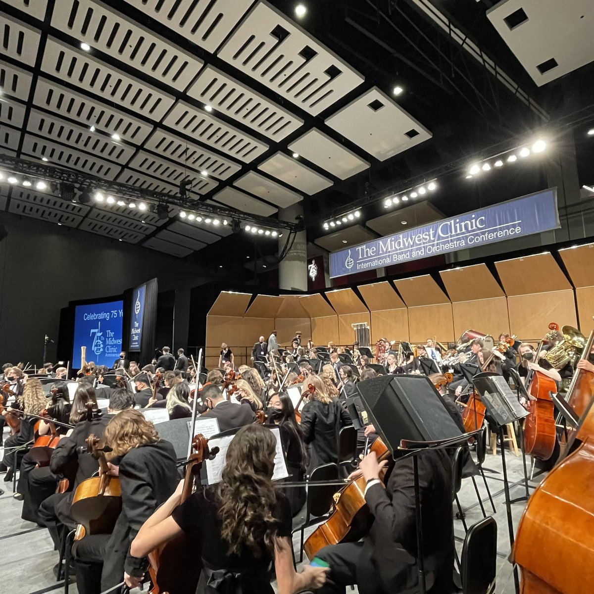 Today’s the day! <a href="/bnhsorchestra/">BNHS Orchestra</a> is ready to take on <a href="/midwestclinic/">The Midwest Clinic</a>