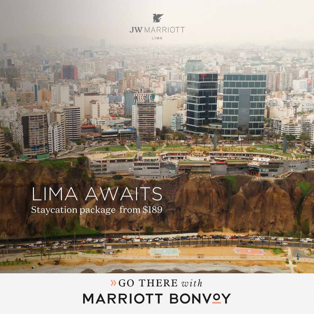 Discover Lima, a destination that offers memorable landscapes and outstanding culinary with our Stayacation package.
Reserve now: marrbnvy.com/6188yC2Tu