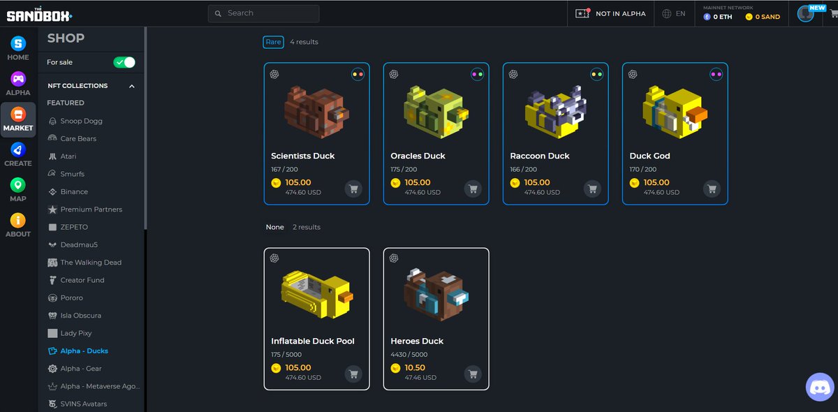 HaydonDobbie's tweet photo. @TheSandboxGame 6 ducks are for sale #SandboxAlphaContest https://t.co/5Hw2FBGRBW