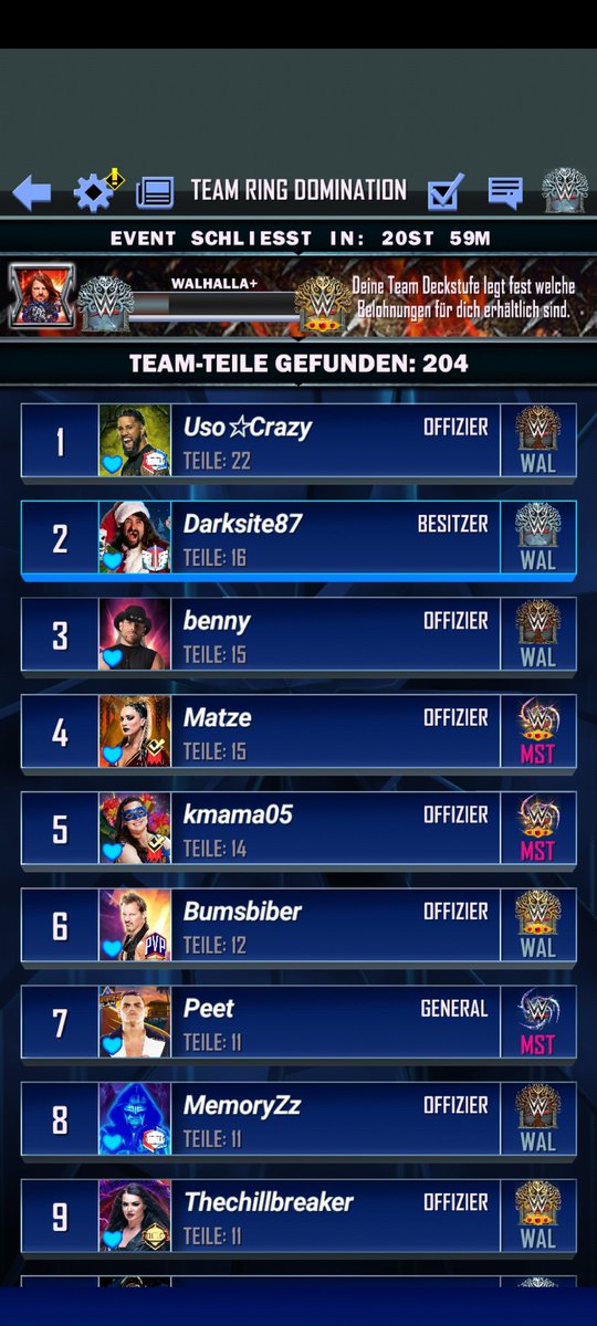 Trd abgeschlossen 😉 #wwesupercard #trd #saison8 #allesfürsteam💯