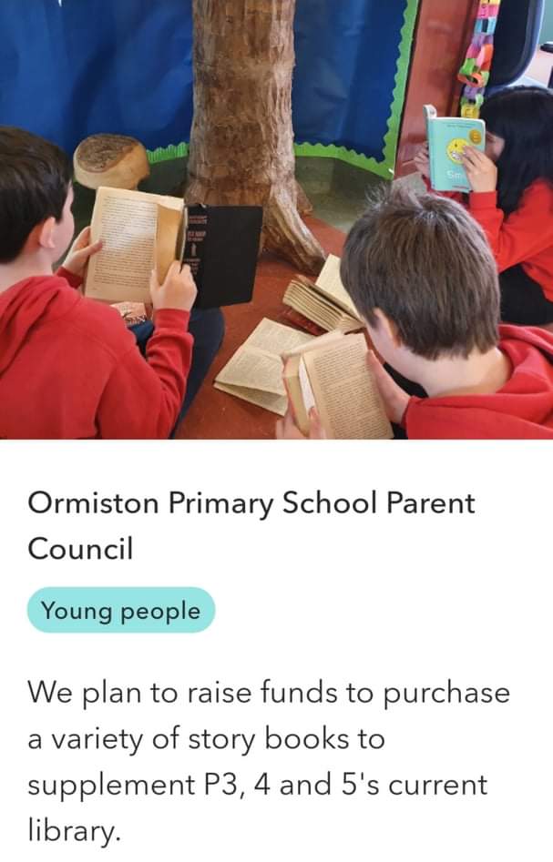 Delighted to be supporting <a href="/OrmistonPrimary/">Ormiston Primary</a> (PTA) as a local project in the next few months. Read about their ambition, book drive, what it means and how you can support them here:facebook.com/groups/5287157…
#eastlothian #books #education <a href="/elcourier/">East Lothian Courier</a> #ormiston #ItsWhatWeDo #attainment