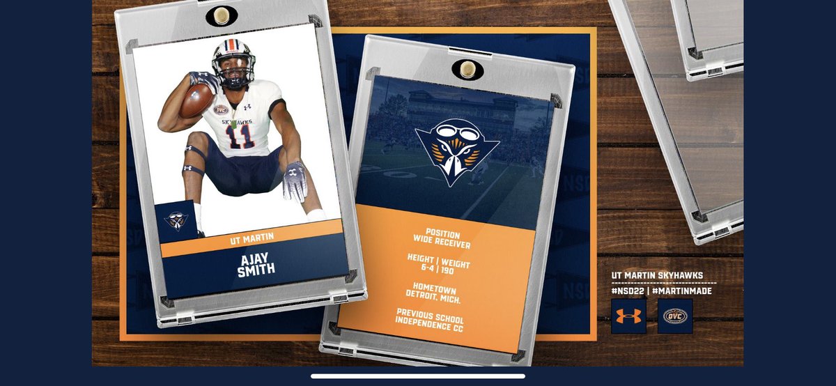 AlmountS's tweet photo. Extremely Blessed and excited announce i am committed to play for @utmartin Dreams come true as long as you fight for them @The_RouteTech @camvenz @COACH_BKEAN @CoachHowardUTM #freewynter #GoSkyHawks https://t.co/4pyH7NjzYE