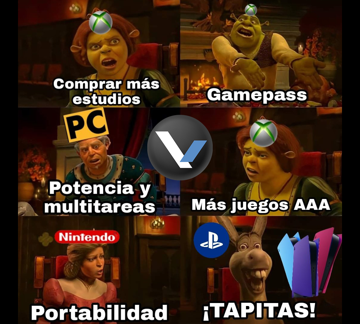 V1rtualZon3's tweet photo. Todos hemos tenido esta discusión. #ADNGamer #GamePassUltimate #PlayStation #Nintendo #XBOX #BornAsGamer https://t.co/IL4tnhIwDO
