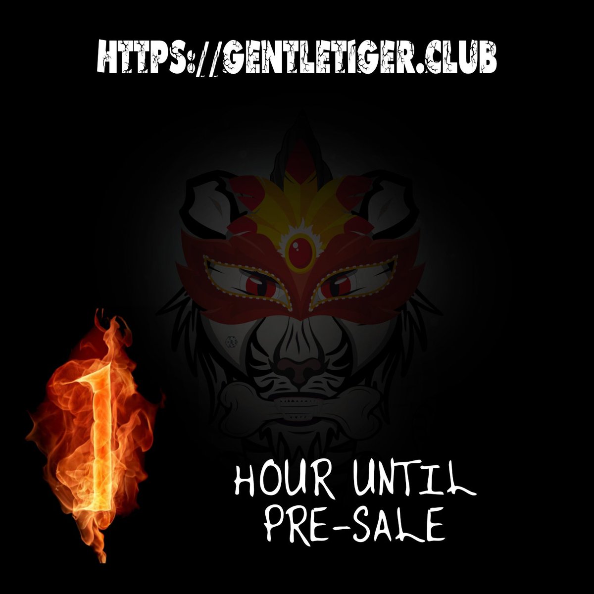 DON'T MISS PRE-SALE OF 2021 YEAR

Follow 
<a href="/GentleTigerClub/">GentleTiger</a>

PRE-SALE starts today at 18:00 UTC
Join our Discord:   discord.com/invite/e7kM2HJ…

Pre-sale  price 0.03 ETH + Gas 
Come and get your Tiger.
More information about our Club at gentletiger.club
#NFTartwork #nftpresale