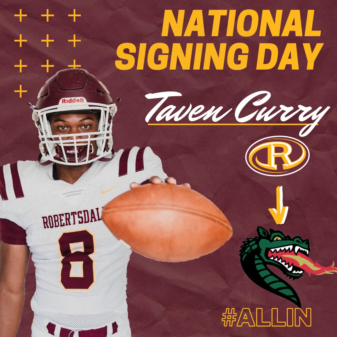 Congrats to Taven Curry for signing with <a href="/UAB_FB/">UAB Football</a> today! #gobears