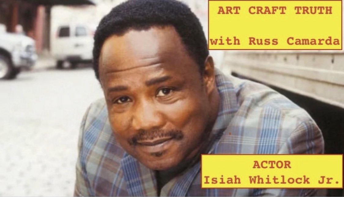 Think you can handle the Art Craft Truth? #Sheeeeeeeeeit! Check out @CamardaRuss’s new #podcast interview with the one-and-only @IsiahWhitlockJr. Live now on all your favorite #podcast platforms. Check Russ’s page for links. #claydavis #thewire #spikelee #25thhour #da5bloods